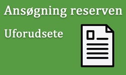 Download skema - Ansøgning reserven uforudsete